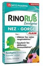 Forté Pharma Rinorub Comprimés Nez-Gorge - 15 Comprimés - Boîte 15 comprimés