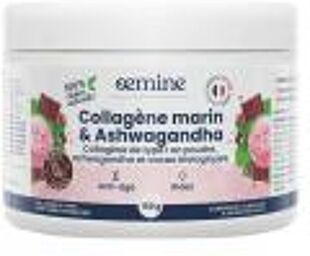 Collagène Marin & Ashwagandha Goût Cacao 150 g - Pot