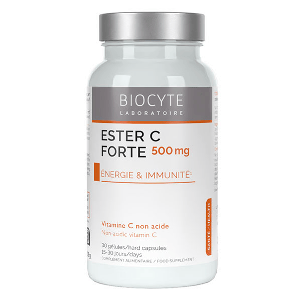 Ester-C Forte Energie et Système Immunitaire Vitamine C 30 Gélules
