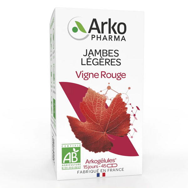 Arkogélules Vigne Rouge Bio 45 gélules