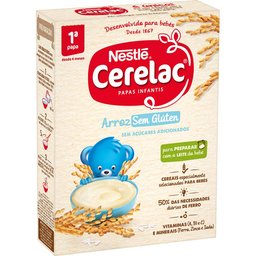 Nestlé Cerelac 1º Papilla Arroz Sin Gluten 4M+ 250g