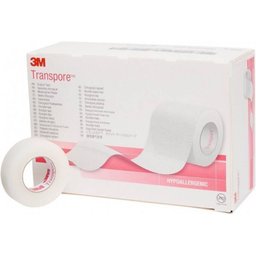 3M™ Transpore™ Sparadrap chirurgical (1,25 cm x 9,15 m) 1527-0