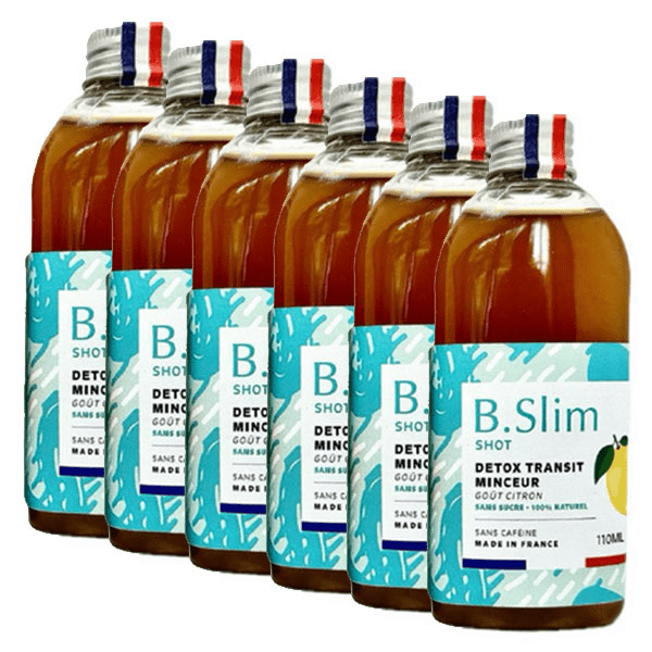 B.Slim Shot Goût Citron 110 ml - Lot de 6