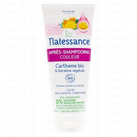 Après-shampooing couleur à la carthame bio et à la kératine végétale tube 200ml