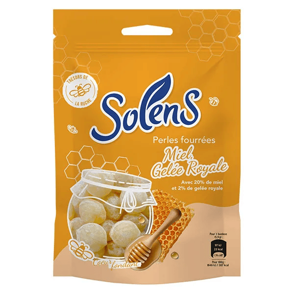 Perles fourrées Miel gelée Royale 100g
