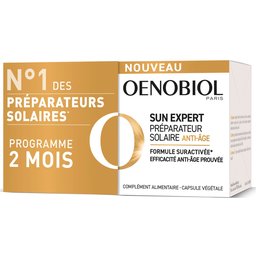 Oenobiol Sun Expert Préparateur Solaire Anti-Âge 2x30 Capsules