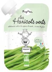 Gourde Les Haricots Verts Bio Dès 4/6 Mois 120 g - Gourde