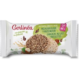 Galettes de riz au chocolat au lait et noisettes