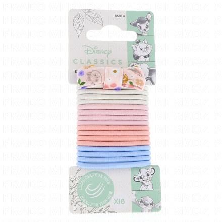 DISNEY 16 mini élastiques fantaisie bébé