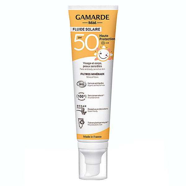 Bébé Fluide Solaire Haute Protection SPF50 Bio 100ml