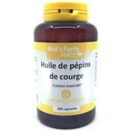 Nat Form Huile De Pepins De Courge 200 Capsules