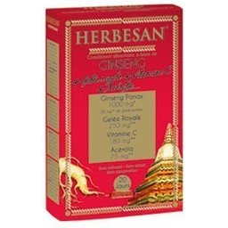 Ginseng, Gelée Royale, Vitamine C, Acérola 30 ampoules
