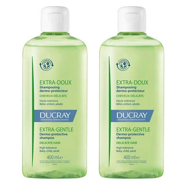 Extra-Doux Shampoing Dermo-Protecteur Lot de 2 x 400ml