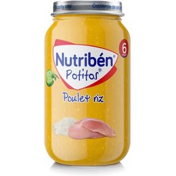 Nutribén® Potitos® Poulet, Riz 235g