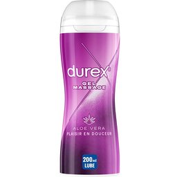 Gel De Massage Lubrifiant Douceur À Base D'Eau - 2 en 1 - Aux Extraits d'Aloe Vera - 200ml