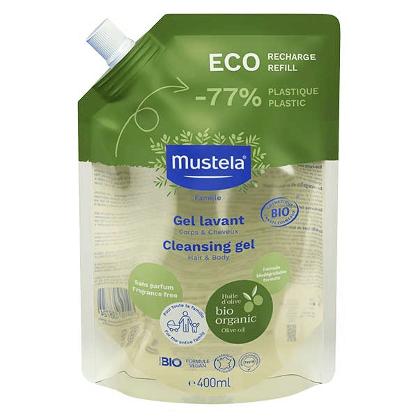 Bain & Toilette Gel Lavant Recharge Bio 400ml