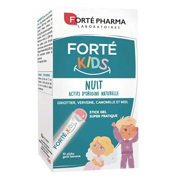Forté Kids Nuit Verveine Camomille Dès 3 ans 10 sticks gel