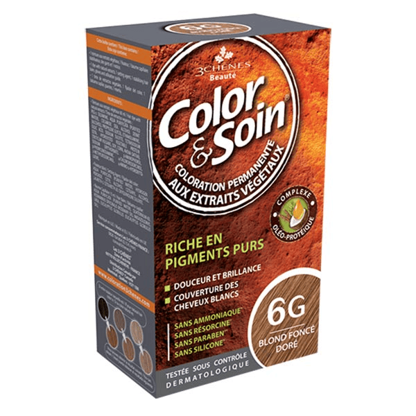 Color & Soin Coloration Permanente N°6G Blond Foncé Doré