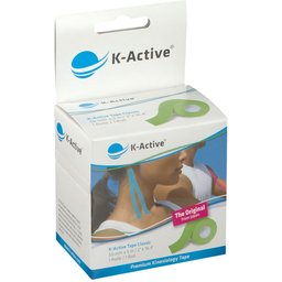 K-Active® Bande kinésiologique 5 cm x 5 m verte
