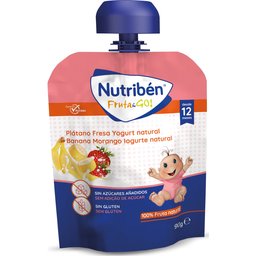 Fruit & go Banane Fraise Yogourt aux fraises 90 G
