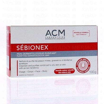 Sebionex - Pain dermatologique purifiant 100g