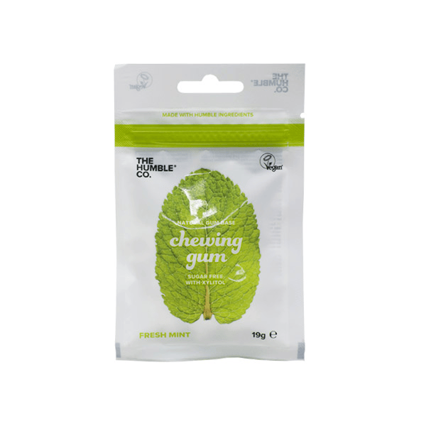 Chewing Gum Vegan Cruelty Free Menthe Fraîche 10 unités