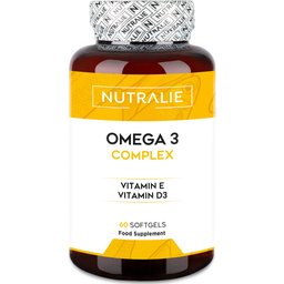 Omega 3 Complex 2000mg EPA DHA + Vit E y D 60softgels