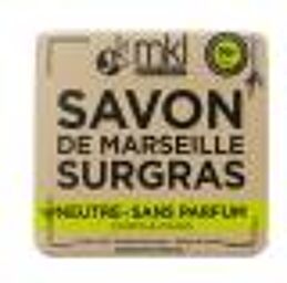 Savon de Marseille Surgras Neutre 100 Grammes - Pain 100 g