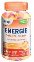 Énergie 8 Vitamines Énergie Physique et Mentale 50 Gummies - Pot 50 gommes