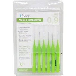 Brosse Interdentaire Micro 0,9mm 6uts