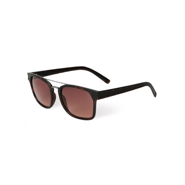 Homme Lunettes de Soleil Noire et Metal