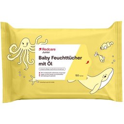 Redcare Junior Lingettes humides pour bébés à l'huile
