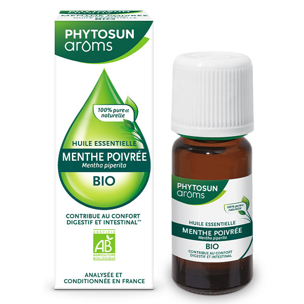Huile Essentielle Menthe Poivrée Bio 10ml