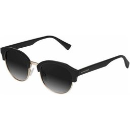 Classic Rounded Rubber Black Lunettes de Soleil 51mm 1ut