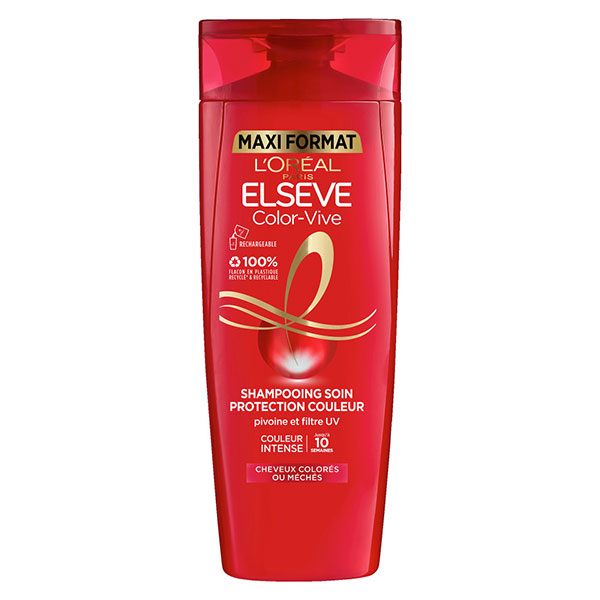 Elseve Shampooing Soin Cheveux Colorés Maxi Format 500ml