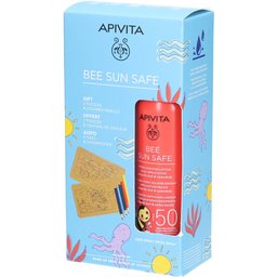 Apivita Bee Sun Safe Hydra Sun Kids Lotion Spf50 & Puzzles & Crayons de Couleur