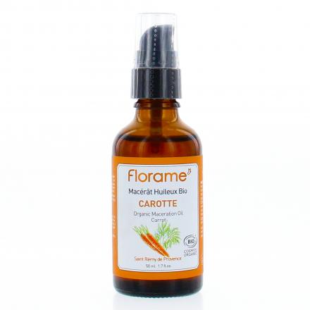 Macérât huileux bio de carotte flacon pompe 50ml