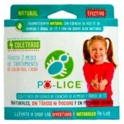 Élastiques à Cheveux Anti-Poux 4 unités