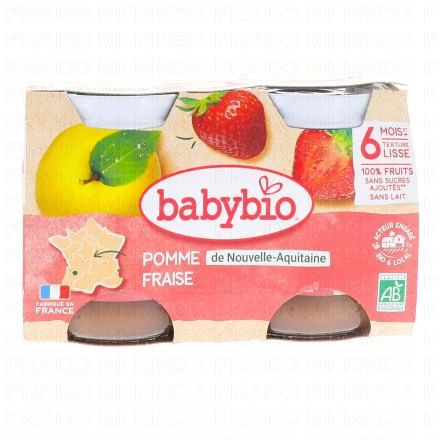 Fruits - Petits pots Pomme / Fraise dès 6 mois 2x130g