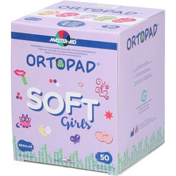 Soft Girls Regular - Pansement orthoptique hypoallergénique, adhésif, décoré, enfa