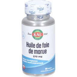 Huile de foie de morue 370 mg
