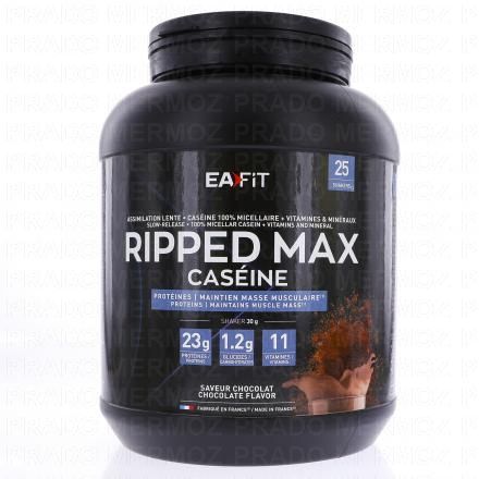 Ripped max caséine chocolat pot 750g