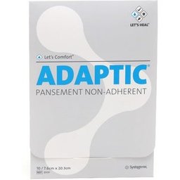 Adaptic Pansements Non Adhérents 7,6x20,3cm 10 Unités