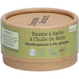 Baume à barbe à l'huile de ricin - Menthe poivrée et Pin sylvestre