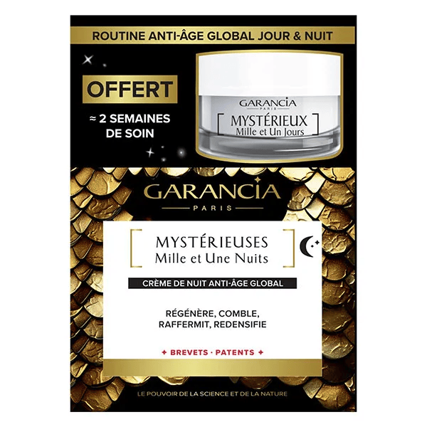 Coffret Mystérieuses Mille et Une Nuits 30ml + Mystérieuses Mille et Un Jour 10ml offert