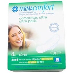 Tampons Ultrafine 100% coton 8 pièces