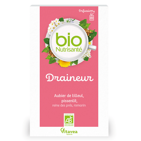 - BioNutrisanté - Infusion Draineur - 20 sachets