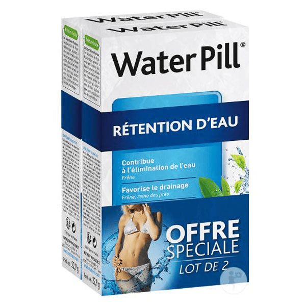 Physcience WaterPill Rétention d'Eau Lot de 2 x 30 comprimés