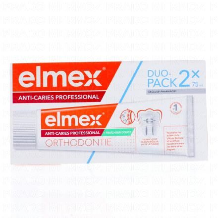 Anti-Caries Professionnel - Dentifrice Orthodontie lot de 2 tube de 75ml