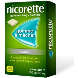 Nicorette® Gomme à mâcher s/s 4 mg